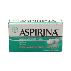 ASPIRINA ADULTO CON 40 TABLETAS